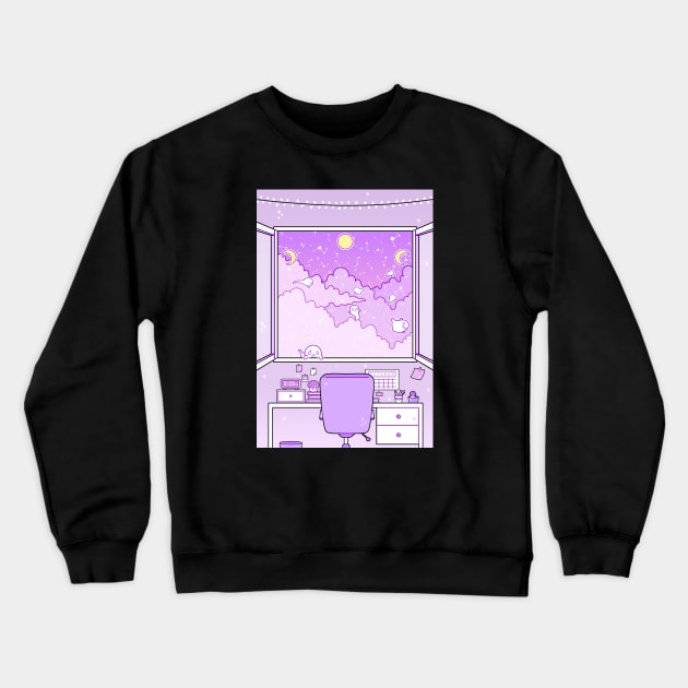 Witching Hour Crewneck Sweatshirt by inkcapella